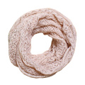 Patrón de torcedura de mujer de punto de invierno bufanda de lazo de círculo Snood (SK104)